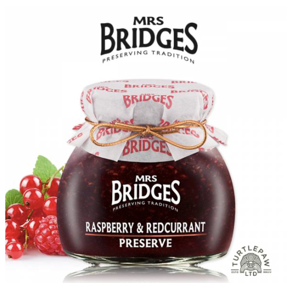 【MRS. BRIDGES】英橋夫人紅醋栗覆盆莓果醬(小)113g