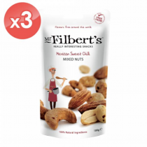 【MR. FILBERT’S】墨西哥甜辣綜合堅果3包組 (100公克*3) /英國原裝/非油炸