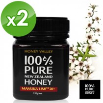 【 紐西蘭恩賜】麥蘆卡蜂蜜UMF20+ (250g) (2瓶組) Manuka Honey 100% Pure New Zealand Honey